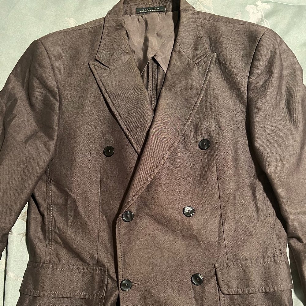 Men's Zara Double Breasted